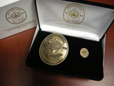 Philadelphia Police Department 215th Anniversary Badge Set