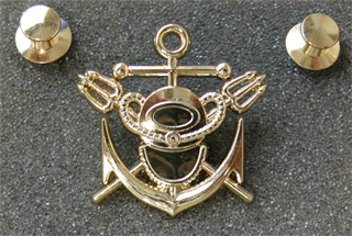 Dive Team Uniform Insignia (gold finish)